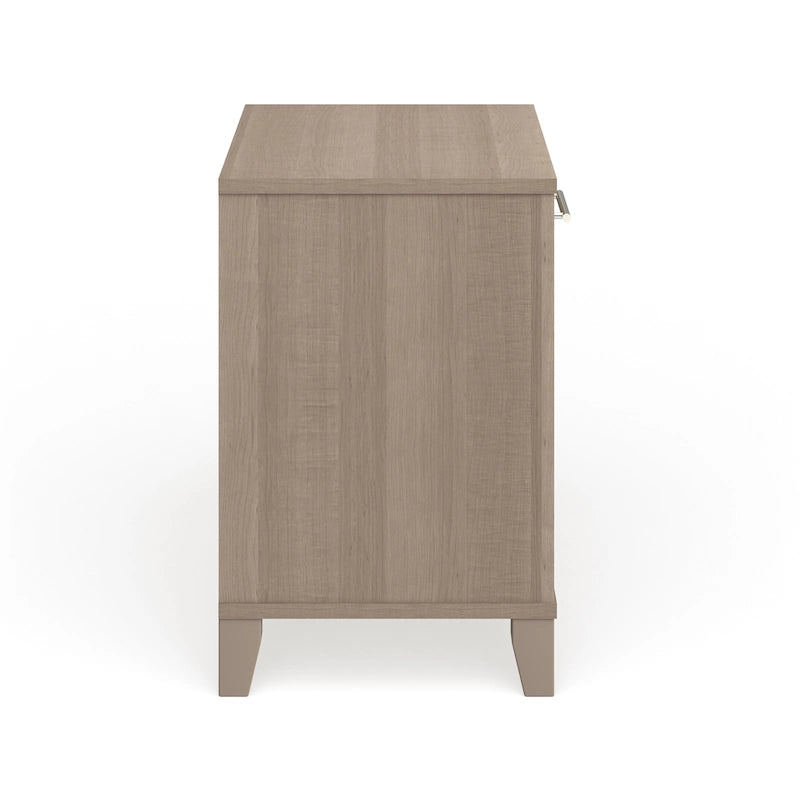 Table de chevet gris cendré transitionnel