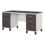 Bureau d'ordinateur Bush Furniture Somerset 60W avec tiroirs