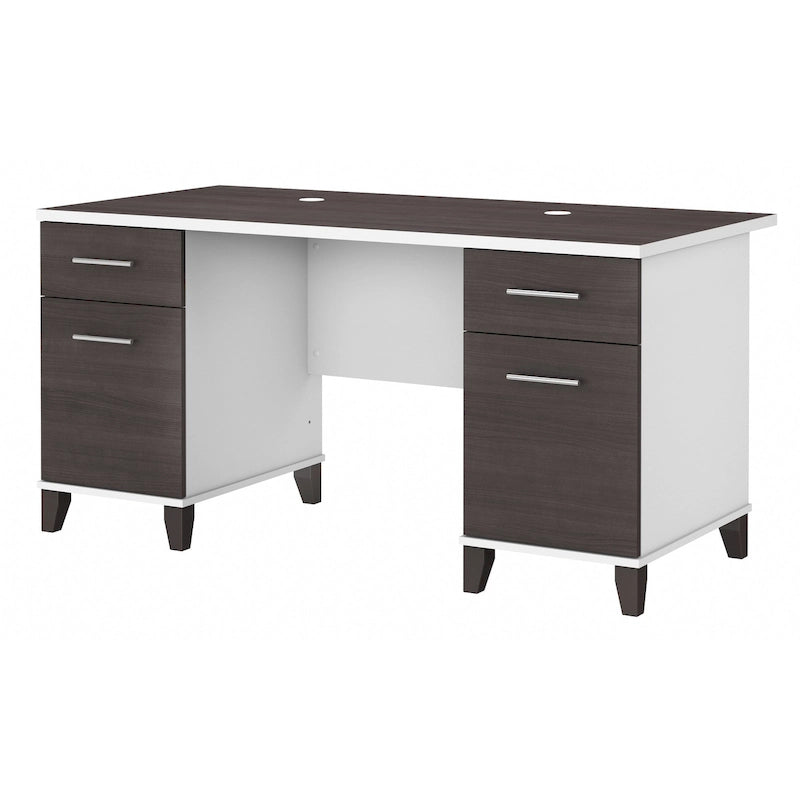 Bureau d'ordinateur Bush Furniture Somerset 60W avec tiroirs