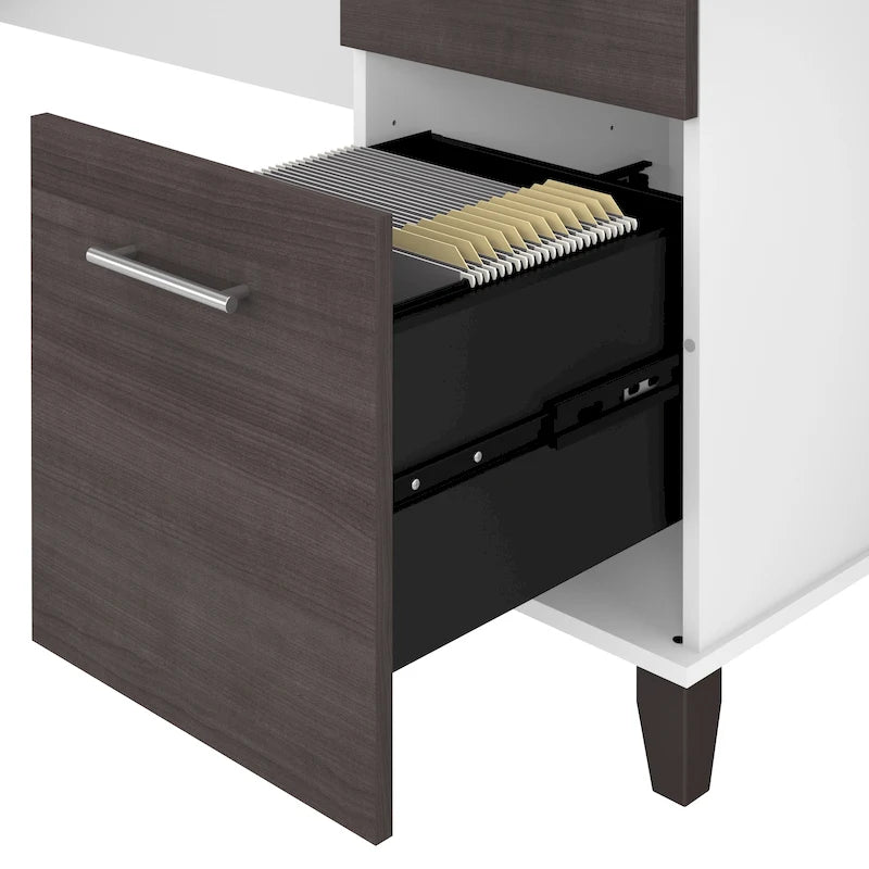 Bureau d'ordinateur Bush Furniture Somerset 60W avec tiroirs