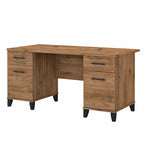 Bureau d'ordinateur Bush Furniture Somerset 60W avec tiroirs