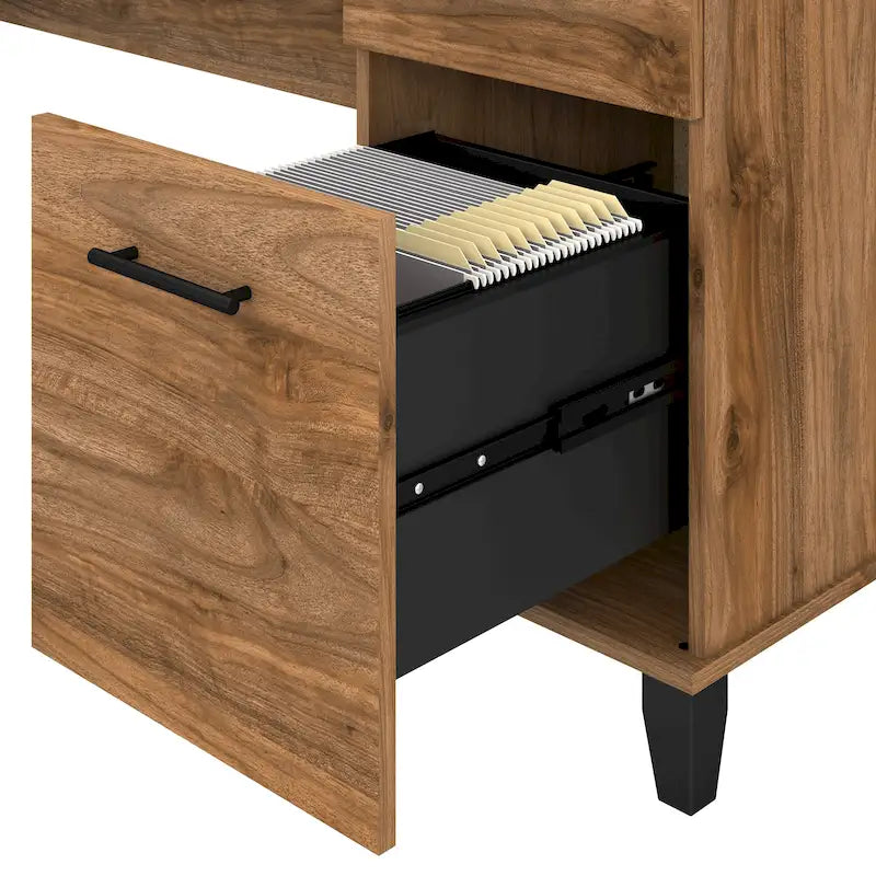 Bureau d'ordinateur Bush Furniture Somerset 60W avec tiroirs