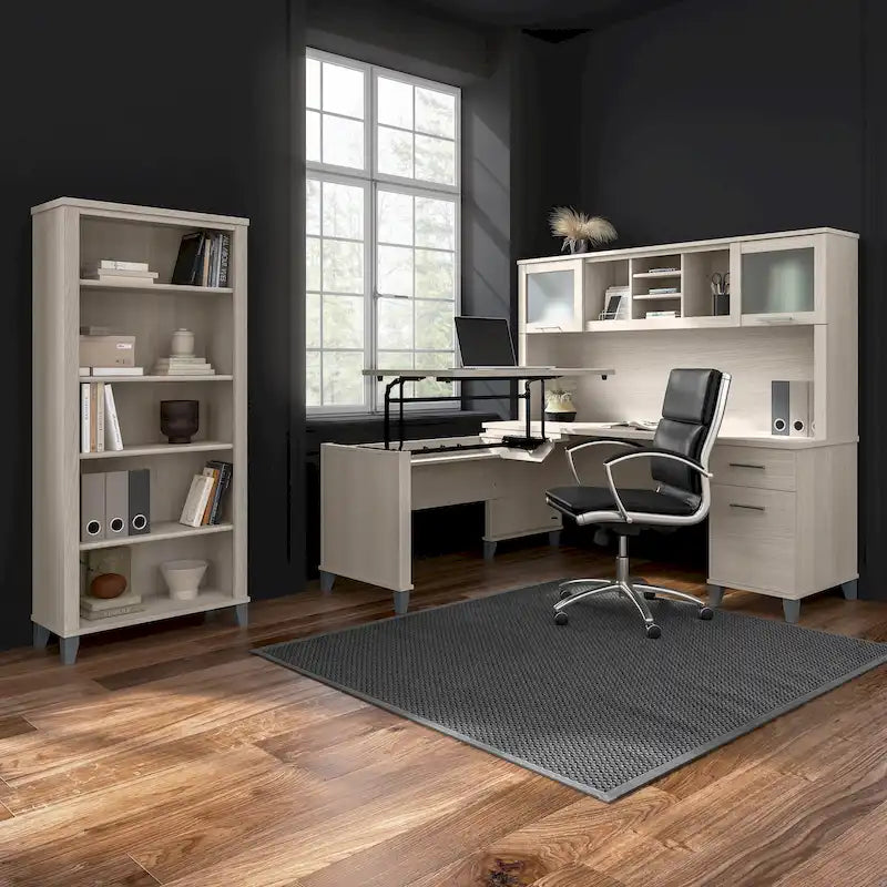 Bureau d'ordinateur Bush Furniture Somerset 60W avec tiroirs