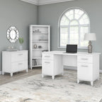 Bureau d'ordinateur Bush Furniture Somerset 60W avec tiroirs