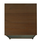 Table de chevet Purcell en bois à 3 tiroirs