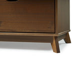 Table de chevet Purcell en bois à 3 tiroirs
