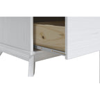 Table de chevet Purcell en bois à 3 tiroirs