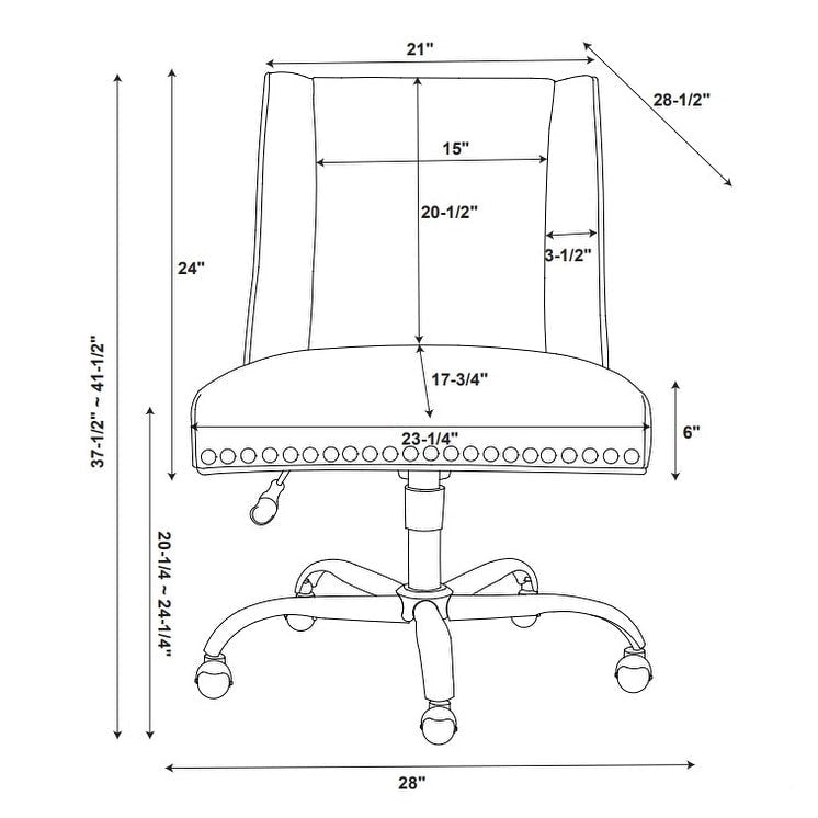 Chaise de bureau Finn Optical