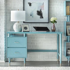 Bureau Margo à 2 tiroirs, style moderne du milieu du siècle, de Simple Living