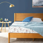 Cadre de lit plateforme en bois Priage par ZINUS, style Mid Century