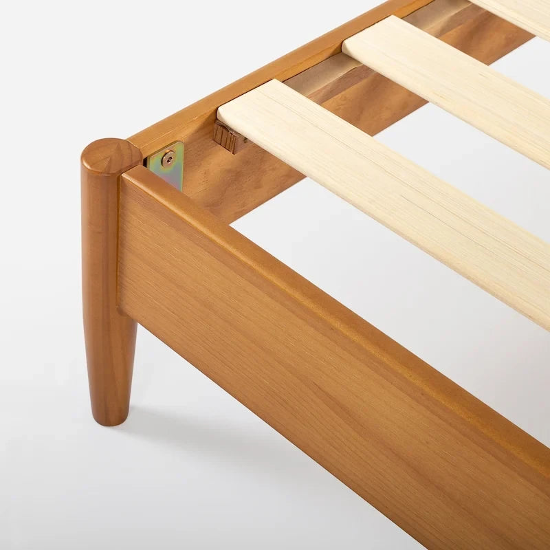 Cadre de lit plateforme en bois Priage par ZINUS, style Mid Century