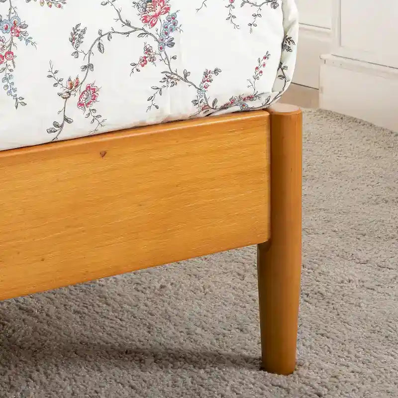 Cadre de lit plateforme en bois Priage par ZINUS, style Mid Century