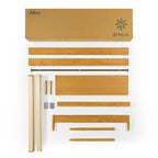 Cadre de lit plateforme en bois Priage par ZINUS, style Mid Century