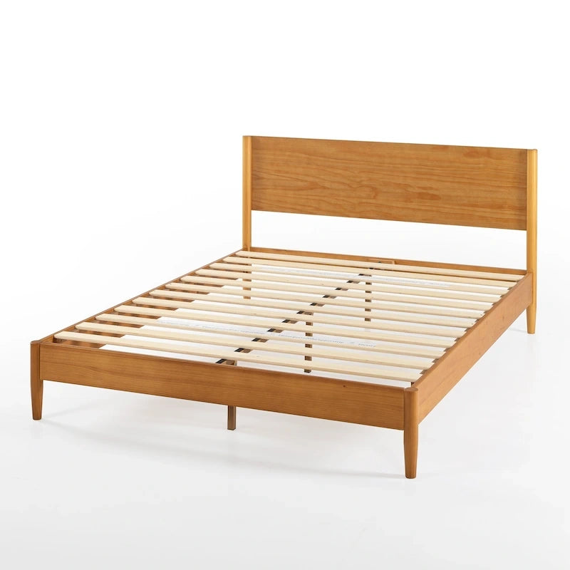 Cadre de lit plateforme en bois Priage par ZINUS, style Mid Century