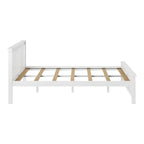 Lit plateforme Queen classique en bois véritable Plank and Beam