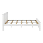 Lit plateforme Queen classique en bois véritable Plank and Beam