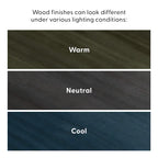 Lit plateforme Queen classique en bois véritable Plank and Beam