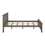 Lit plateforme Queen classique en bois véritable Plank and Beam