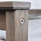 Lit plateforme Queen classique en bois véritable Plank and Beam