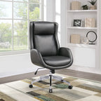Fauteuil de bureau Blanchard en similicuir