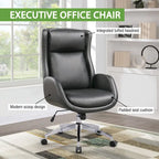 Fauteuil de bureau Blanchard en similicuir