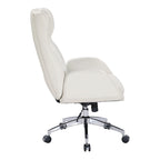 Fauteuil de bureau Blanchard en similicuir