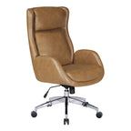 Fauteuil de bureau Blanchard en similicuir