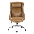 Fauteuil de bureau Blanchard en similicuir