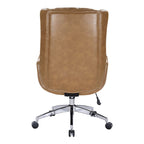 Fauteuil de bureau Blanchard en similicuir
