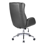 Fauteuil de bureau Blanchard en similicuir