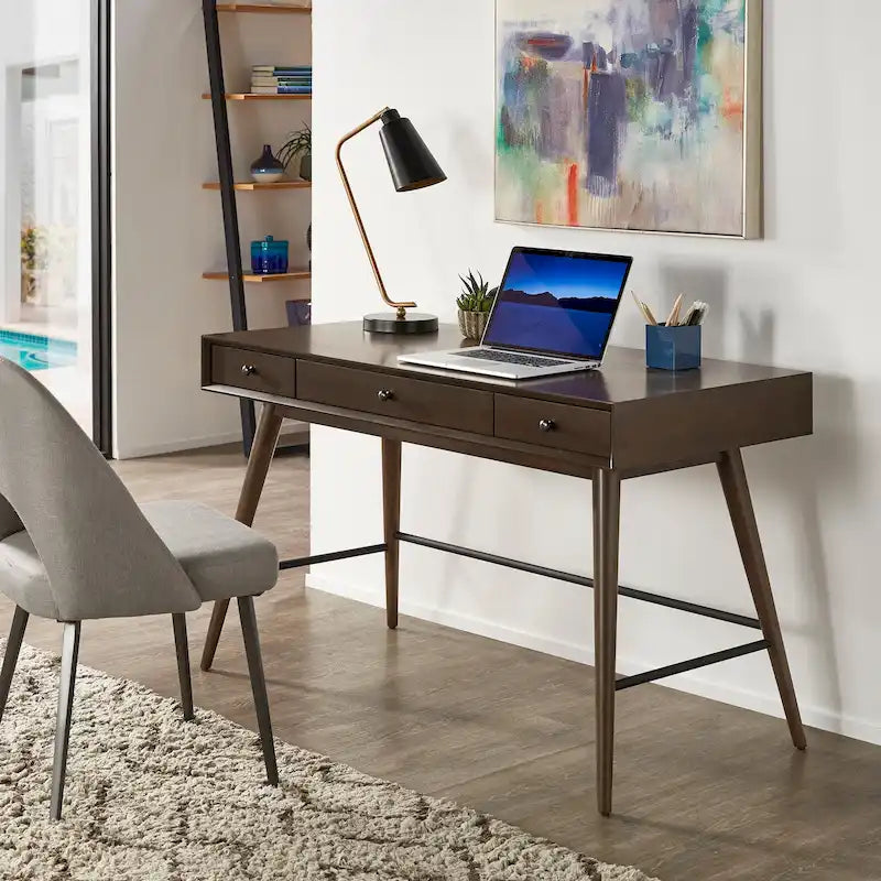 Bureau Aksel Wood à 3 tiroirs par iNSPIRE Q Modern