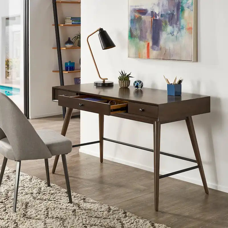 Bureau Aksel Wood à 3 tiroirs par iNSPIRE Q Modern
