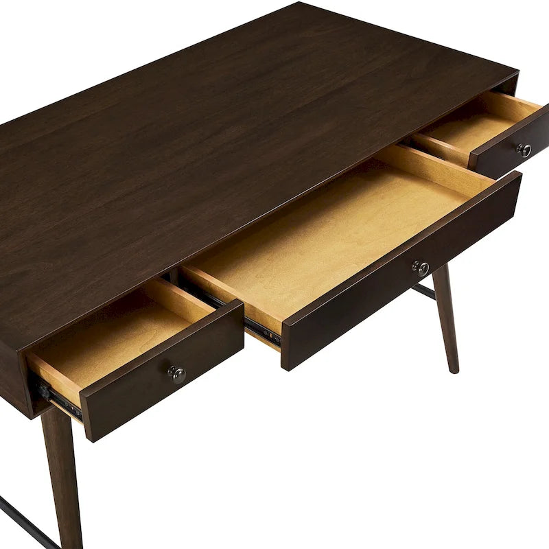 Bureau Aksel Wood à 3 tiroirs par iNSPIRE Q Modern