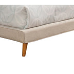 Lit plateforme rembourré Alpine Britney gris clair