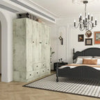 Armoire-penderie 59W Grande armoire autoportante blanche