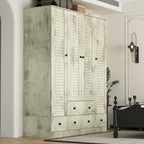Armoire-penderie 59W Grande armoire autoportante blanche