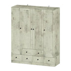 Armoire-penderie 59W Grande armoire autoportante blanche