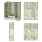 Armoire-penderie 59W Grande armoire autoportante blanche