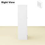 Armoire-penderie 59W Grande armoire autoportante blanche