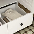 Armoire-penderie 59W Grande armoire autoportante blanche