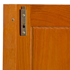 Armoire familiale 4 portes Palace Imports 100% bois massif avec poignées en métal ou en bois