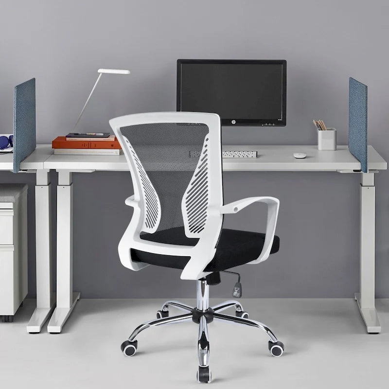 Chaise de bureau Homall, chaise ergonomique en maille avec soutien lombaire
