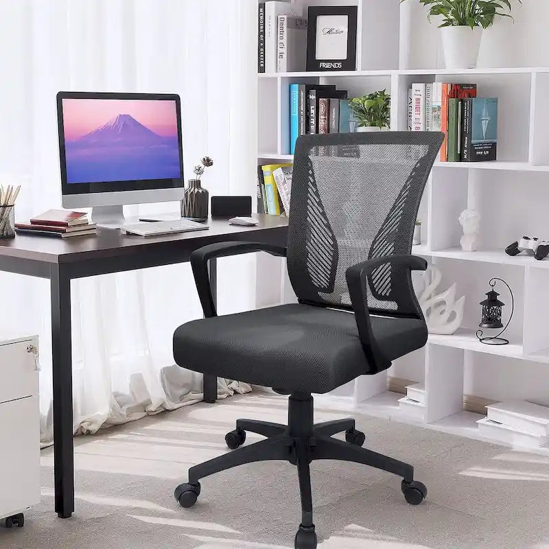 Chaise de bureau Homall, chaise ergonomique en maille avec soutien lombaire
