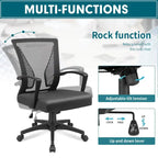 Chaise de bureau Homall, chaise ergonomique en maille avec soutien lombaire