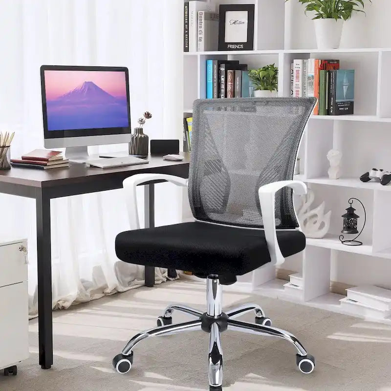Chaise de bureau Homall, chaise ergonomique en maille avec soutien lombaire
