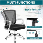 Chaise de bureau Homall, chaise ergonomique en maille avec soutien lombaire
