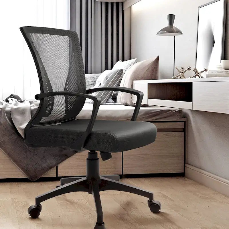 Chaise de bureau Homall, chaise ergonomique en maille avec soutien lombaire