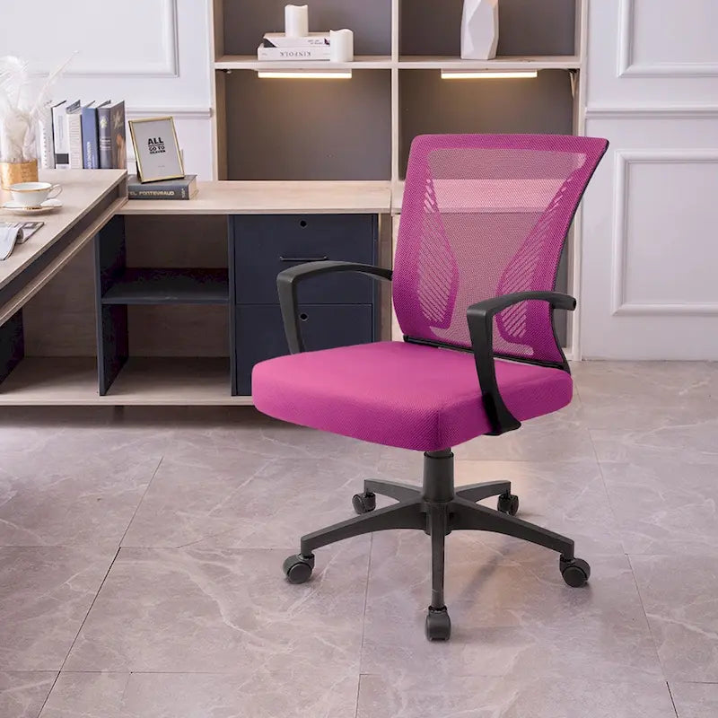 Chaise de bureau Homall, chaise ergonomique en maille avec soutien lombaire