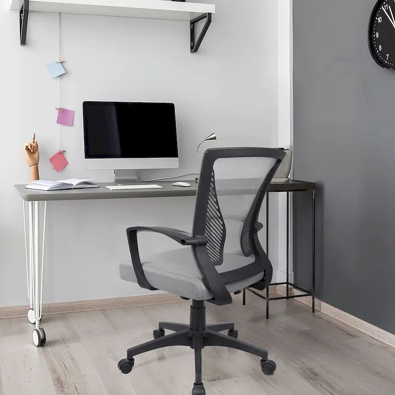 Chaise de bureau Homall, chaise ergonomique en maille avec soutien lombaire