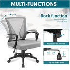 Chaise de bureau Homall, chaise ergonomique en maille avec soutien lombaire